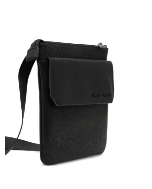 Armani Exchange ロゴディテール ポケット メッセンジャーバッグ ブラック - サムネイル3