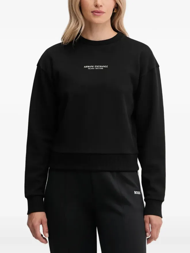 Armani Exchange Armani Exchange ロゴディテール クルーネック スウェットシャツの商品画像