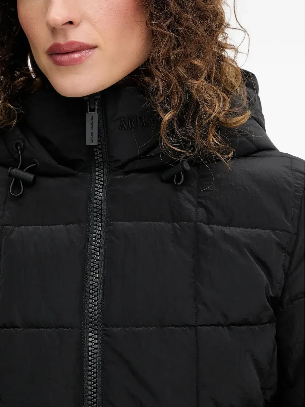 Armani Exchange フード付きダウンジャケット - 画像5