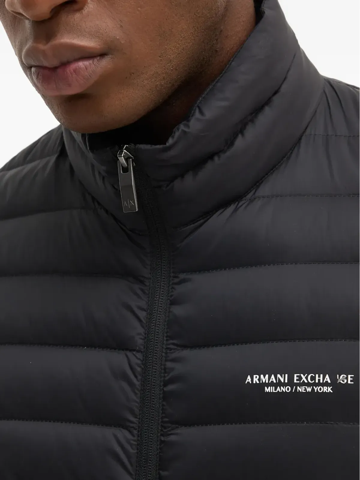 Armani Exchange zip-fastening padded jacket - Black - 画像4