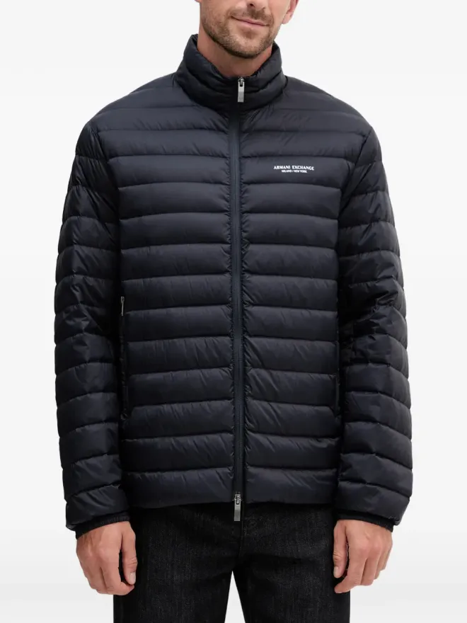 Armani Exchange Armani Exchange ジップドキルテッドジャケットの商品画像