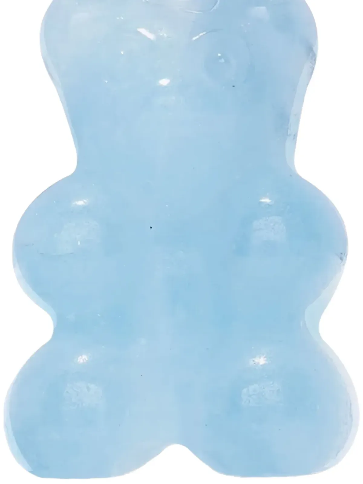 Crystal Haze Nostalgia Bear crystal-embellished hoop earring - Blue - 画像2