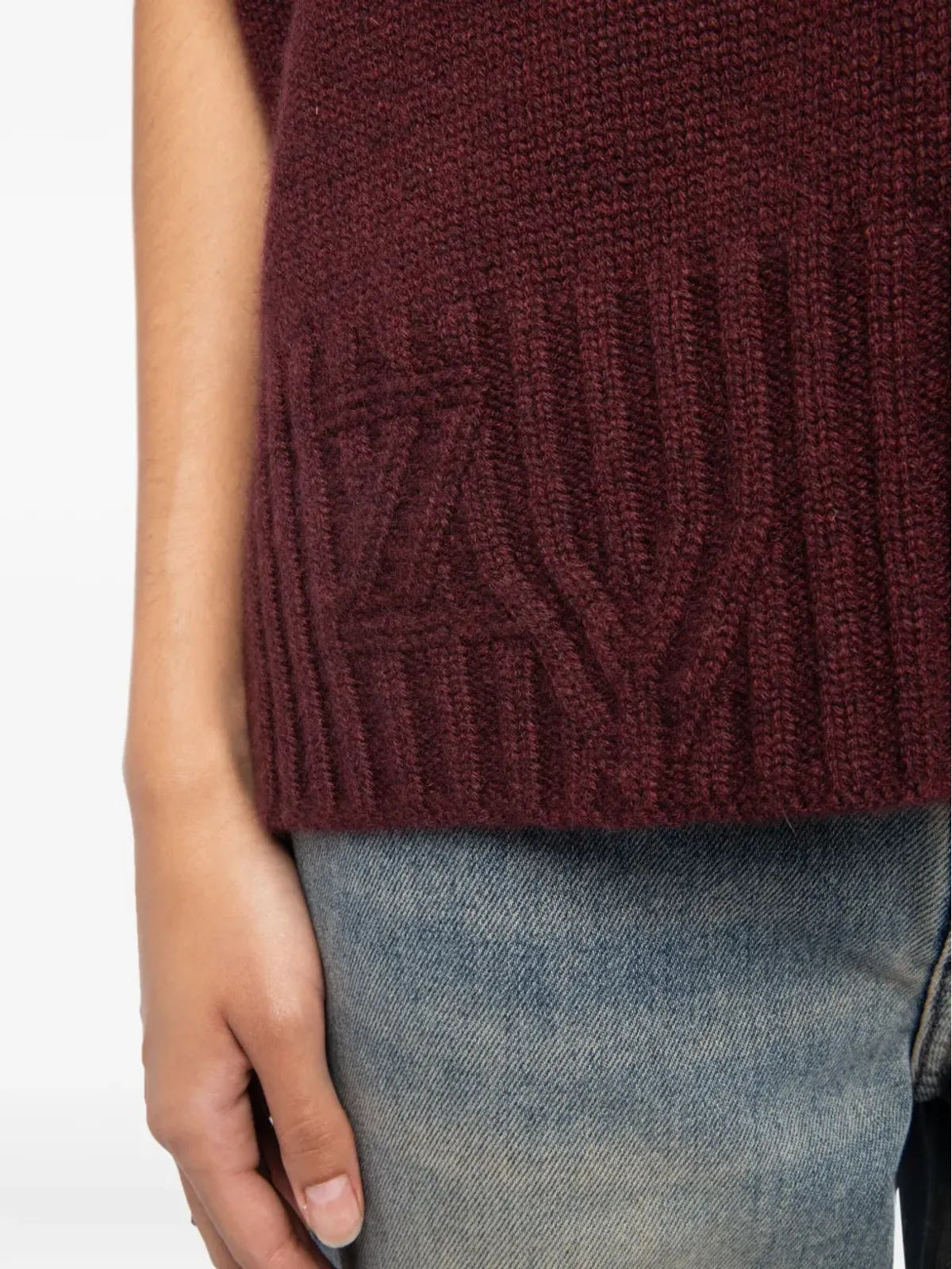 Zadig&Voltaire Vネック サイドタイベスト - 画像5