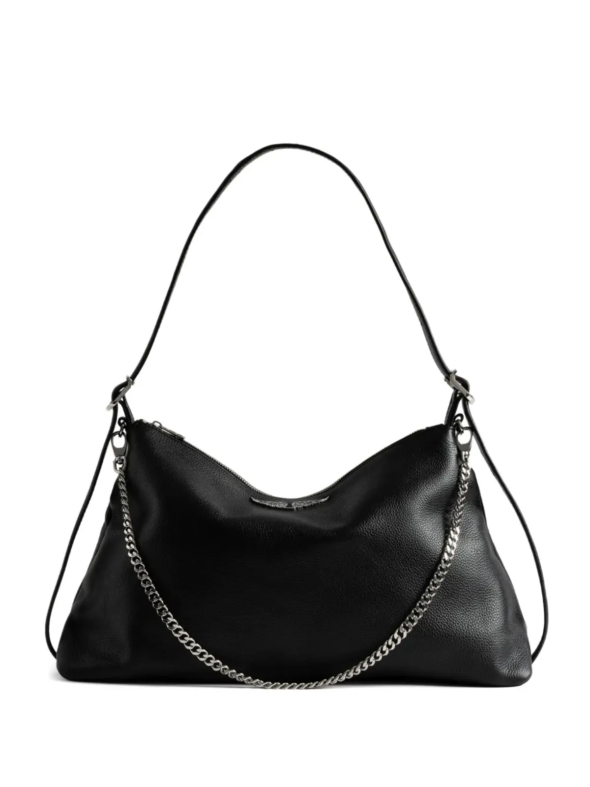 Zadig&Voltaire ジム チェーンストラップ レザー ショルダーバッグ - 画像1