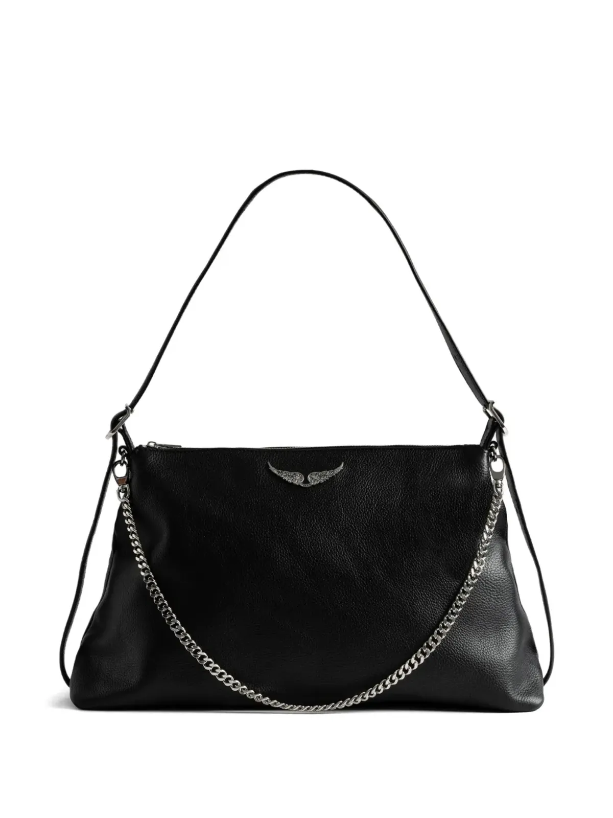 Zadig&Voltaire ジム チェーンストラップ レザー ショルダーバッグ - 画像5