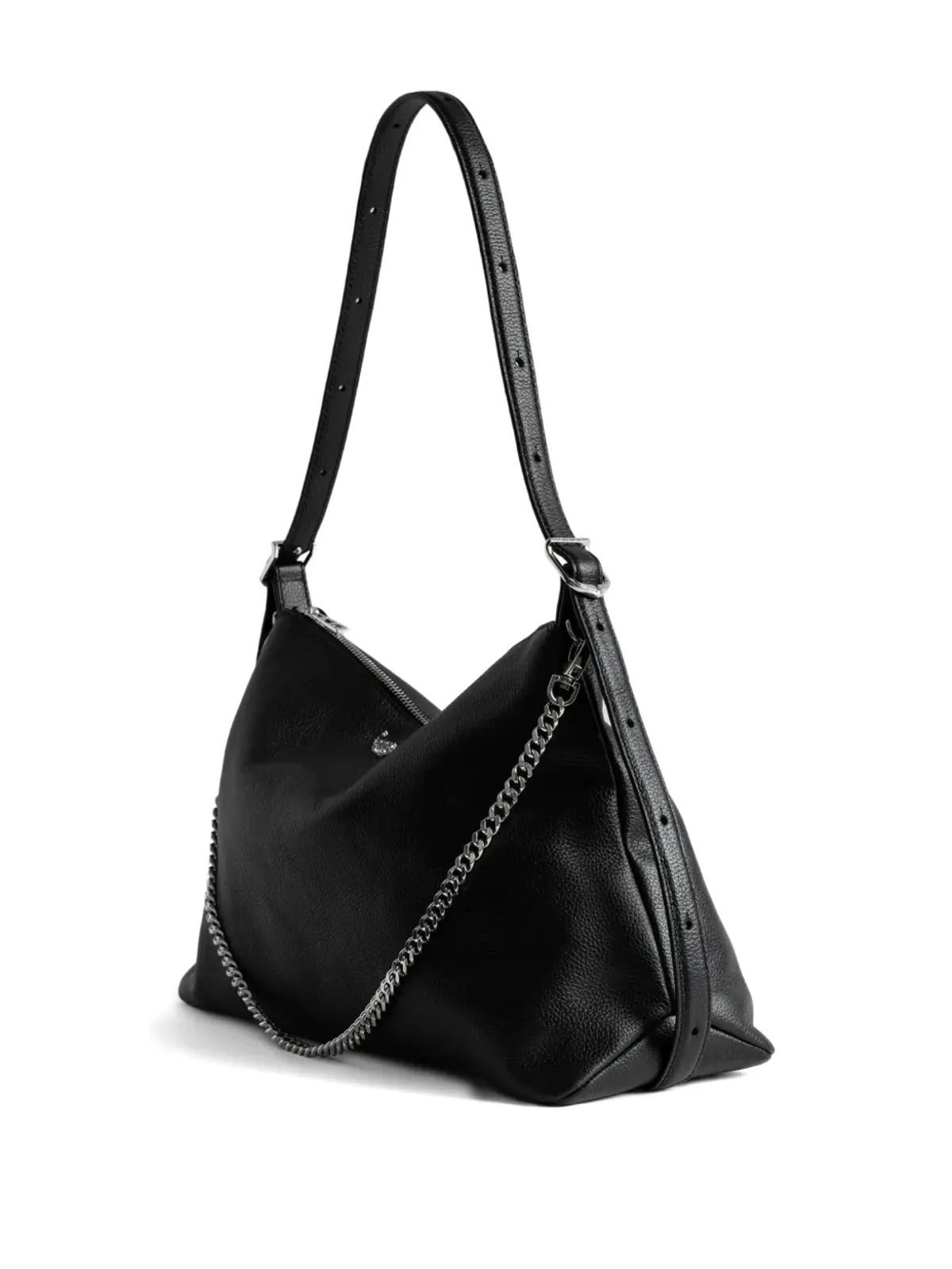 Zadig&Voltaire ジム チェーンストラップ レザー ショルダーバッグ - 画像3