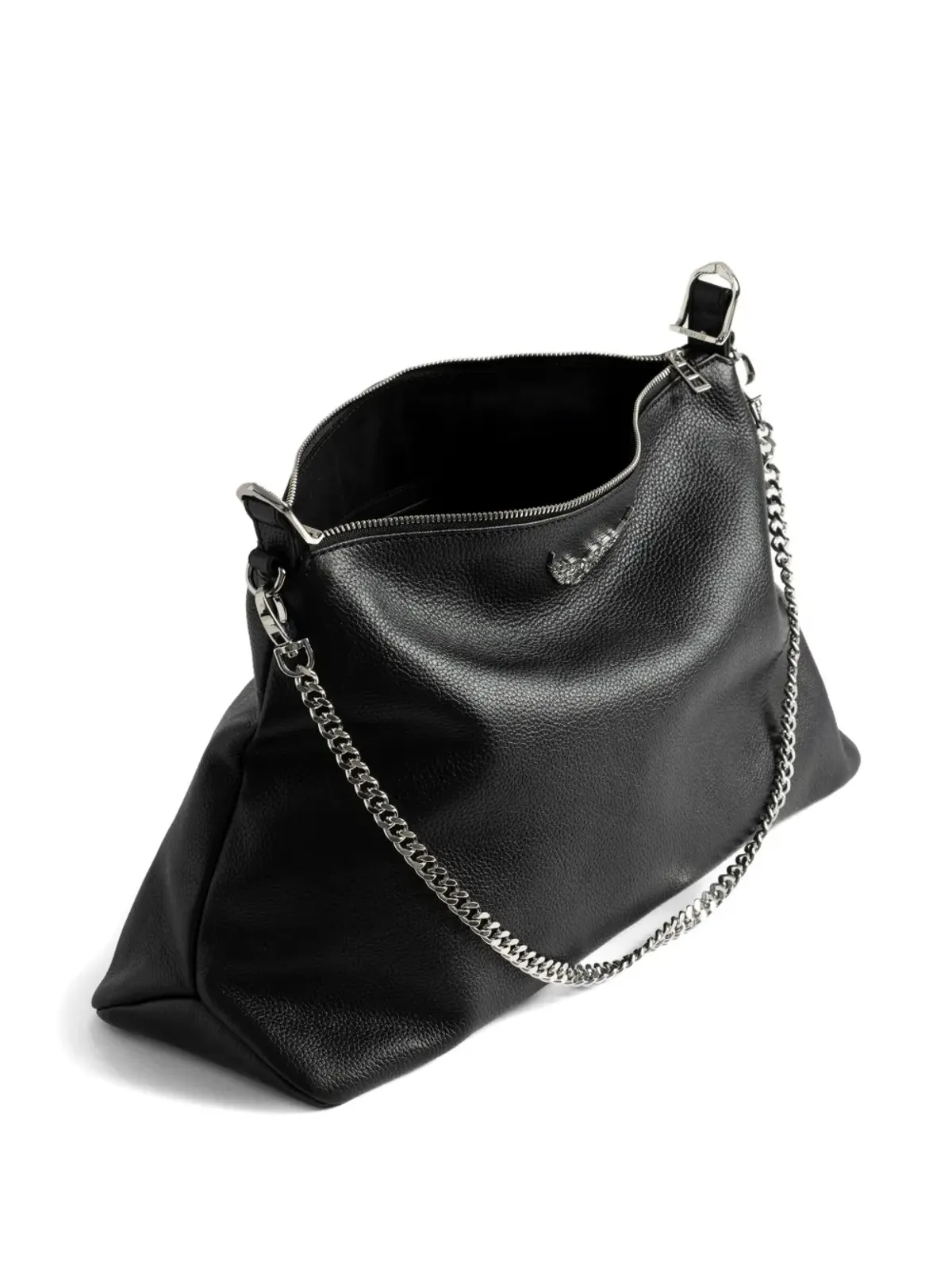 Zadig&Voltaire ジム チェーンストラップ レザー ショルダーバッグ - 画像4