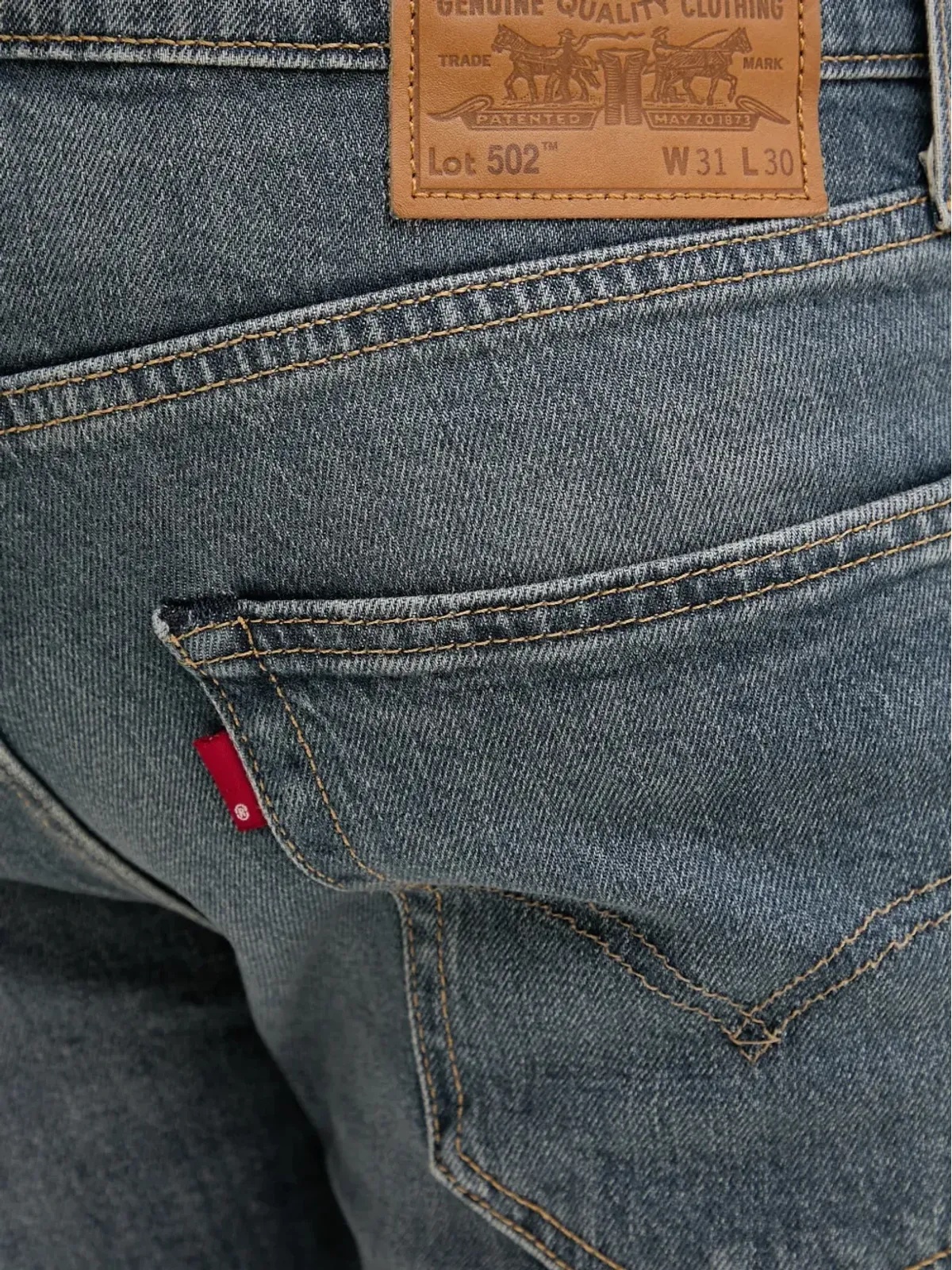 Levi's 502 ボタンテーパードジーンズ - 画像4