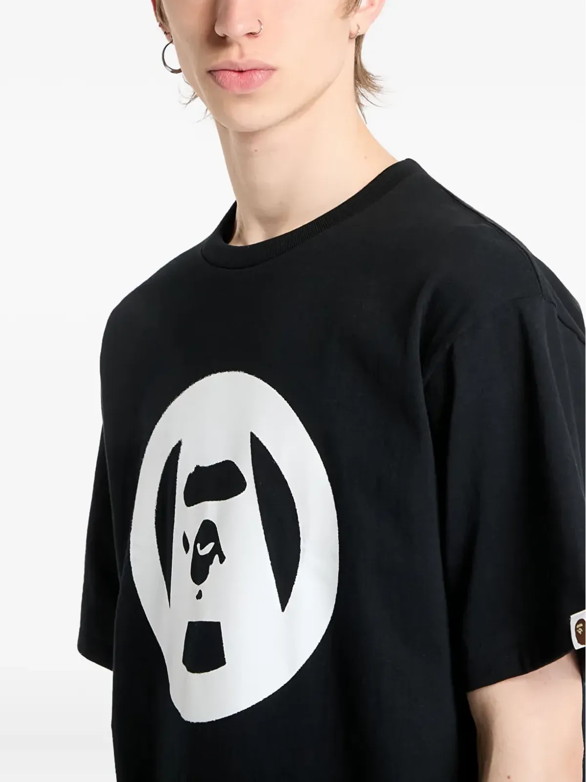 A BATHING APE® ステンシルサークル・エイプフェース Tシャツ - 画像5
