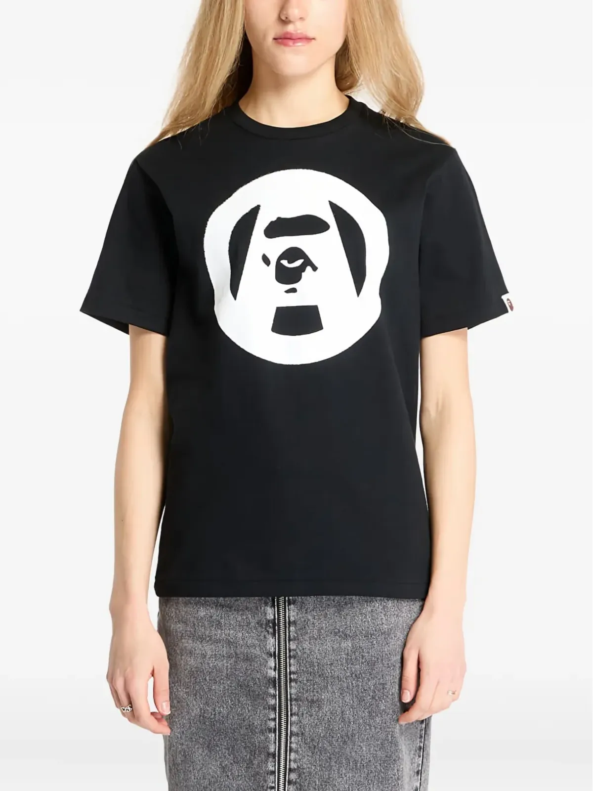 A BATHING APE® ステンシルサークル・エイプフェース Tシャツ - 画像4