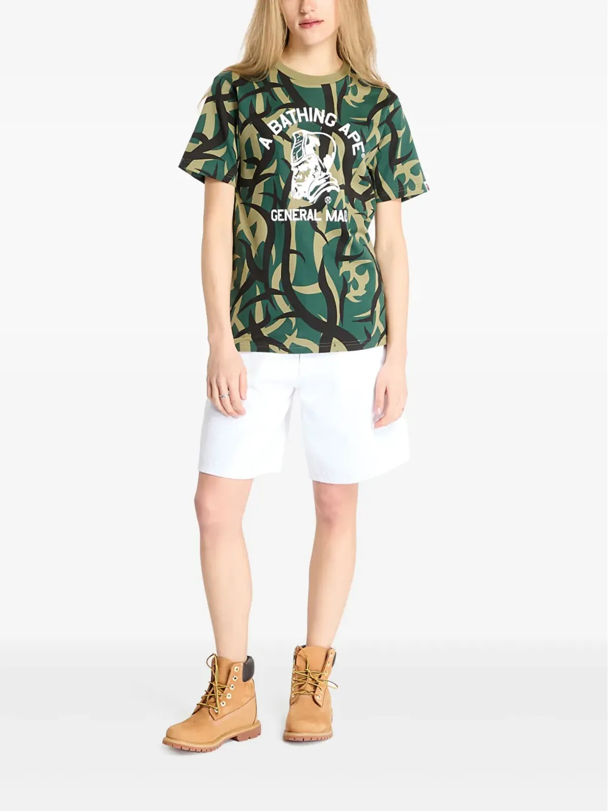 A BATHING APE® トライアル カモ柄 Tシャツ - 画像2