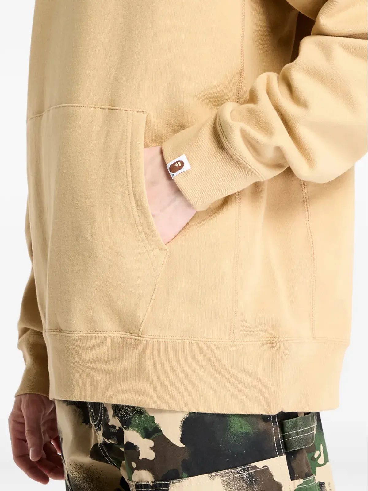 A BATHING APE® ABCカモ シャークモチーフ フード付きスウェットシャツ - 画像5