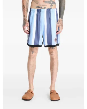 Pleasures stripe panelled shorts - サムネイル1