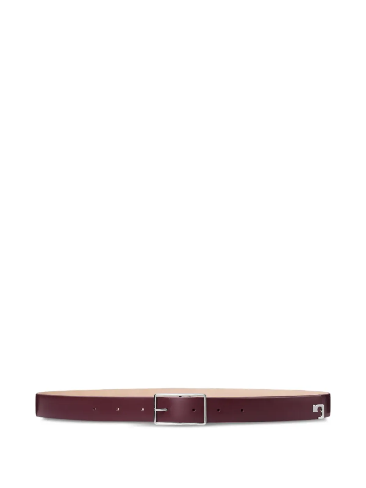 Tory Burch ロゴプレート付き レザーベルト - 画像2