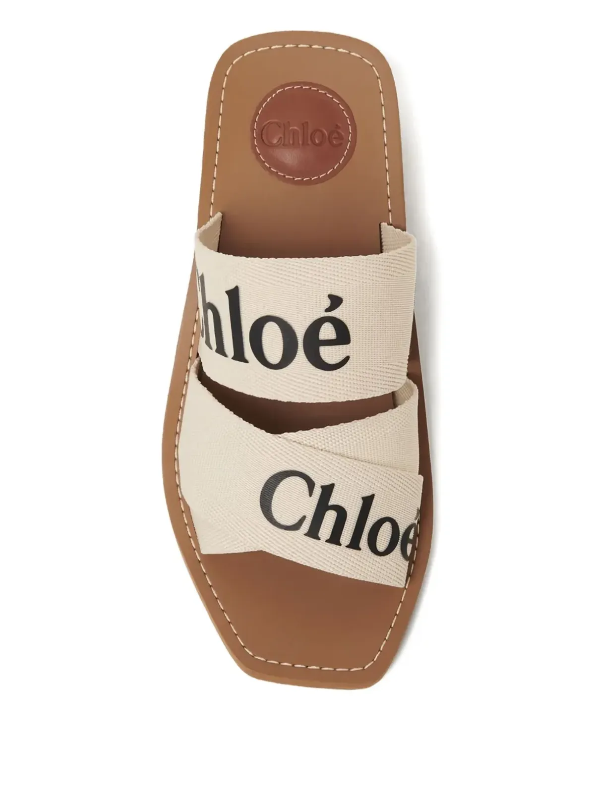 Chloé ブロックヒールサンダル（ホワイト） - 画像3
