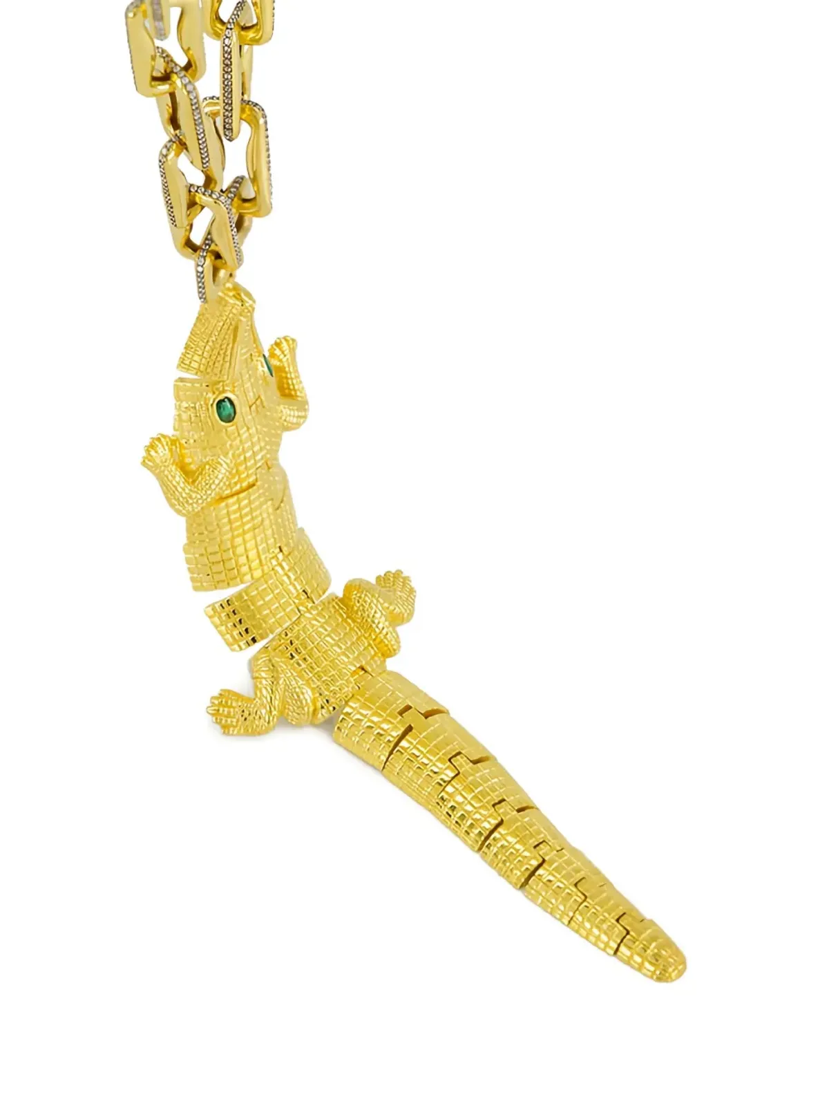 Begüm Khan Piazza crocodile ネックレス - ゴールド - 画像2