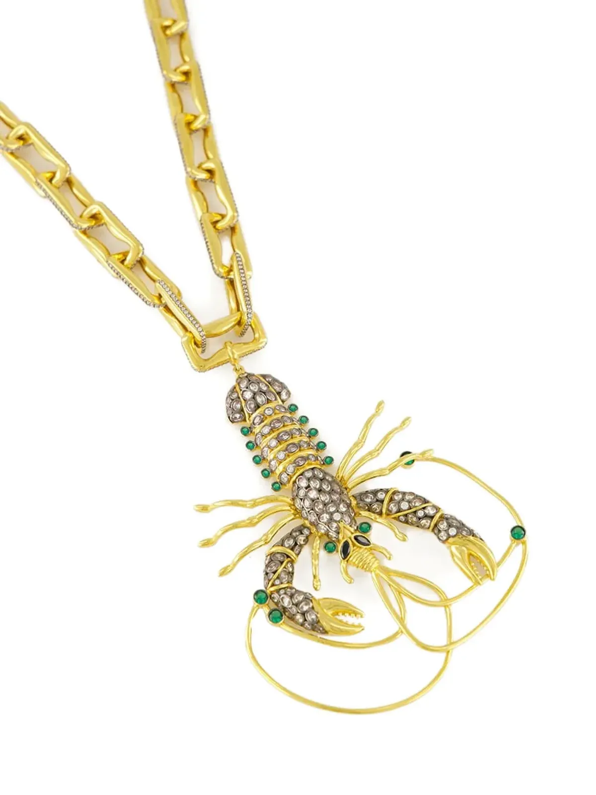 Begüm Khan Piazza lobster-pendant chain necklace - Gold - 画像2