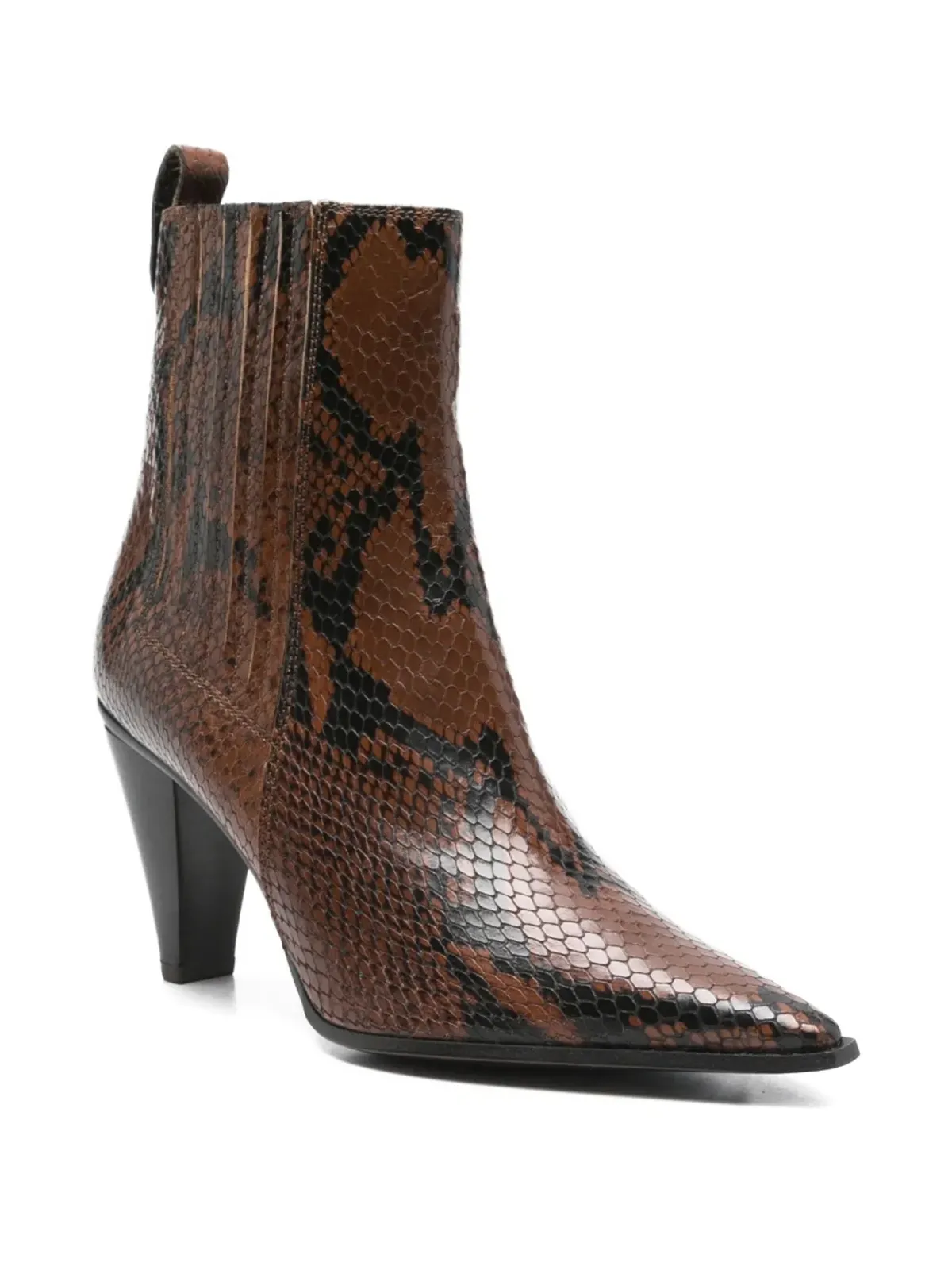 Roberto Festa embossed-snake leather boots - Brown - 画像2
