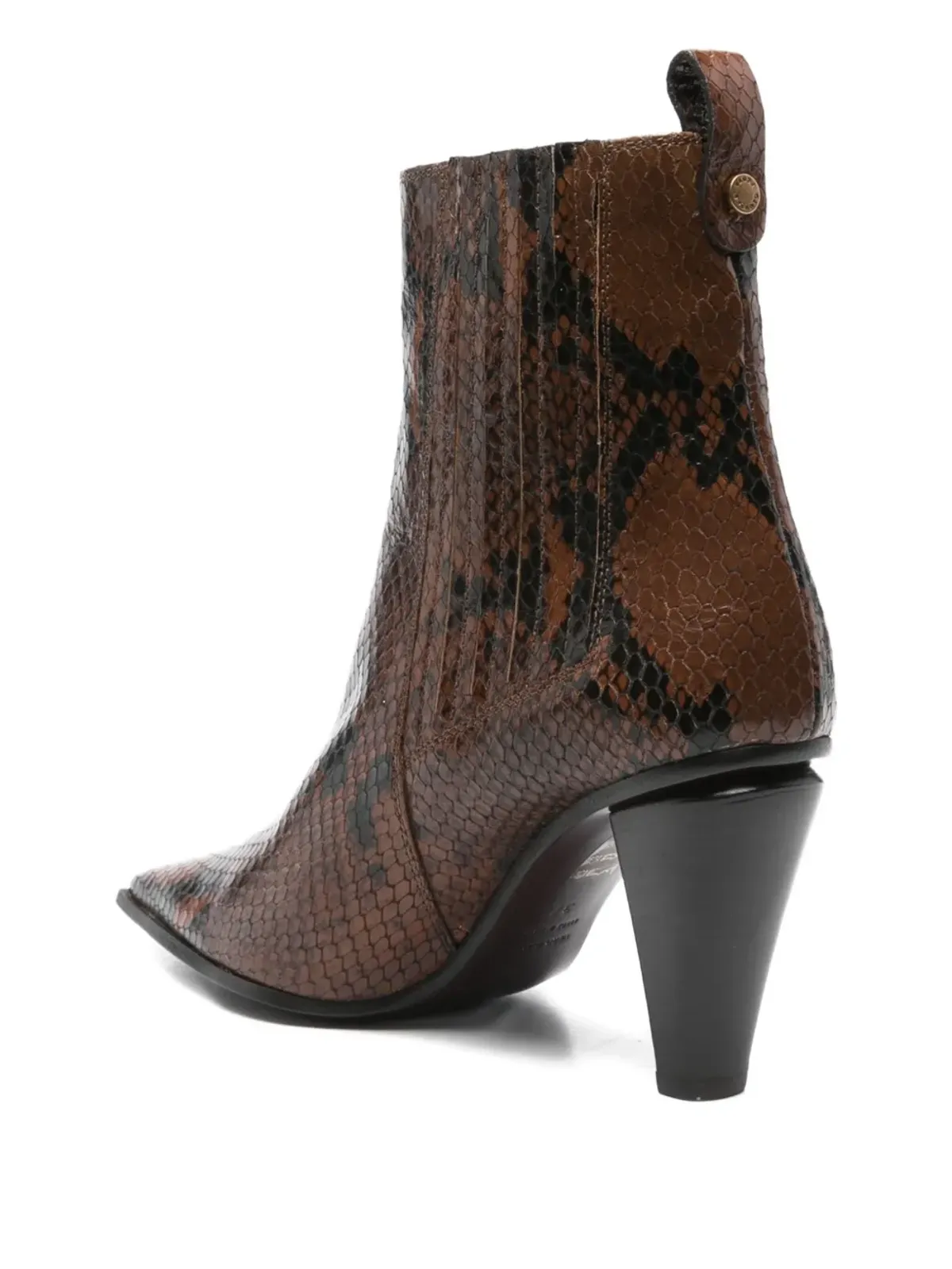 Roberto Festa embossed-snake leather boots - Brown - 画像3