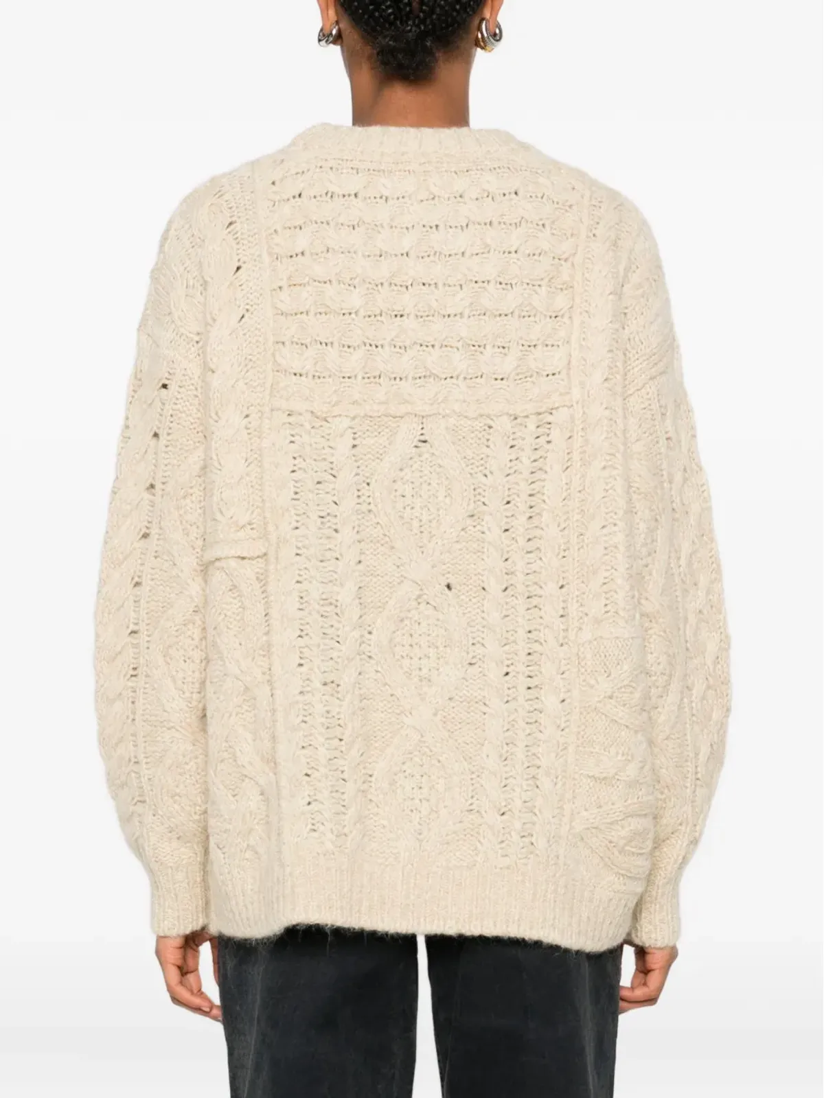 MARANT ÉTOILE ケーブルニット クルーネックセーター - 画像4