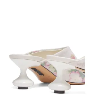 LOEWE 花柄プリント カーフレザー ミュール - サムネイル5