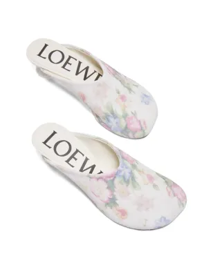 LOEWE 花柄プリント カーフレザー ミュール - サムネイル2