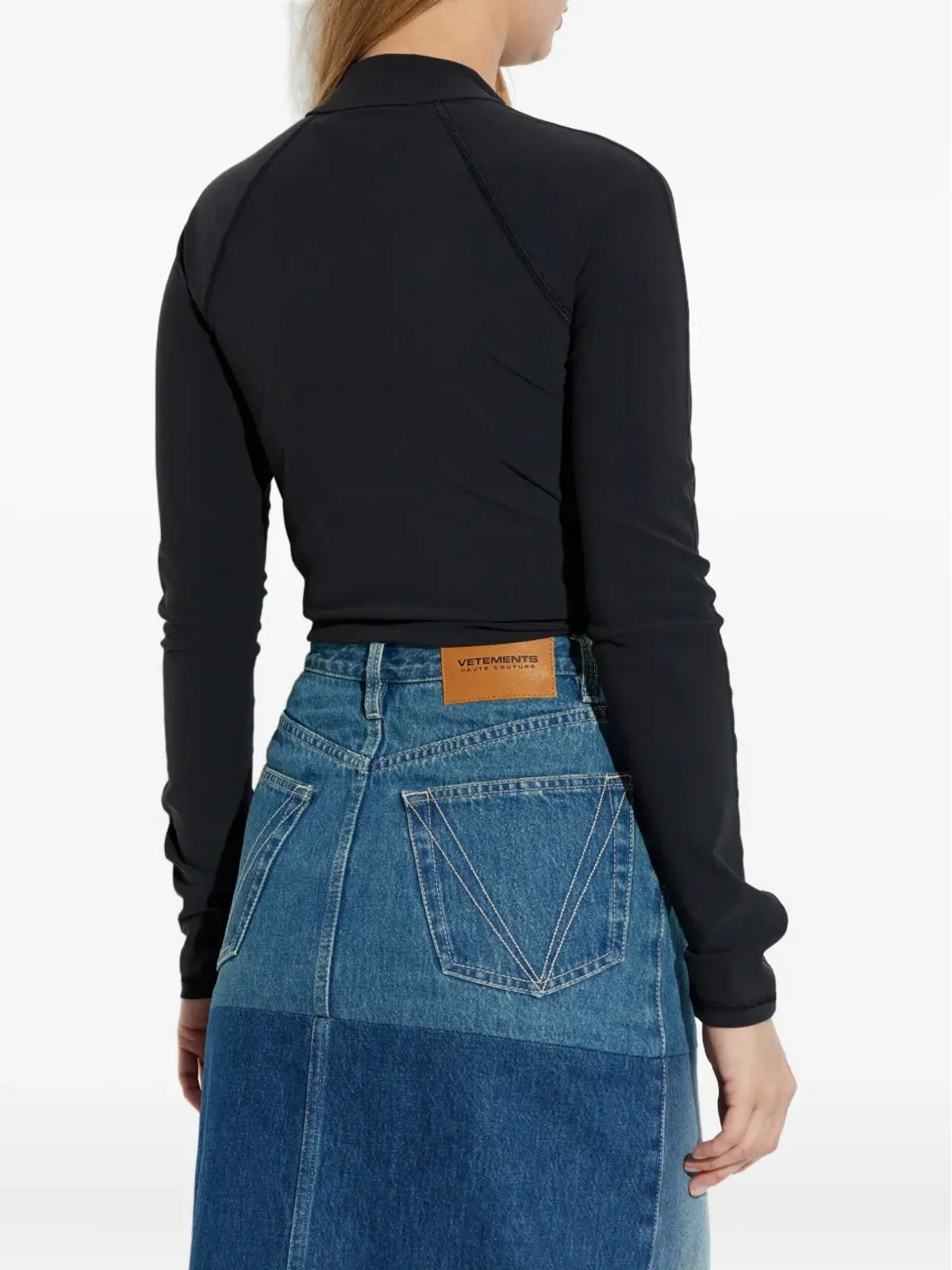 Coperni ジップネック長袖ボディスーツ - 画像3