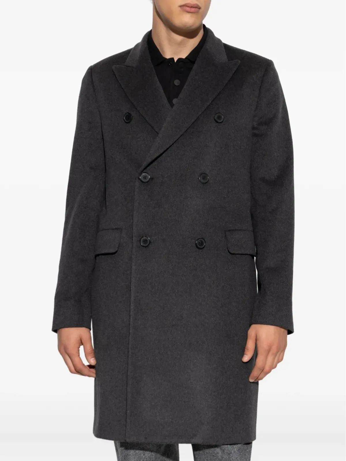 PS Paul Smith ダブルブレスト ウールコート - 画像3