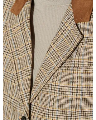 rag & bone チェック柄スエードトリムジャケット - サムネイル5