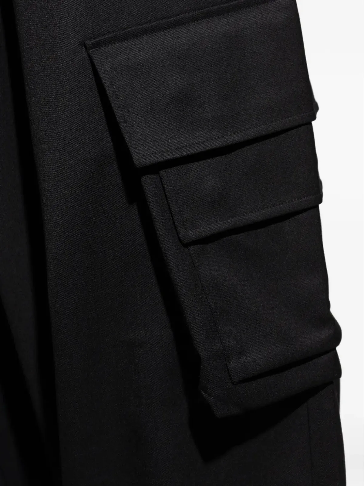 Y-3 ドローストリングカーゴパンツ ブラック - 画像5