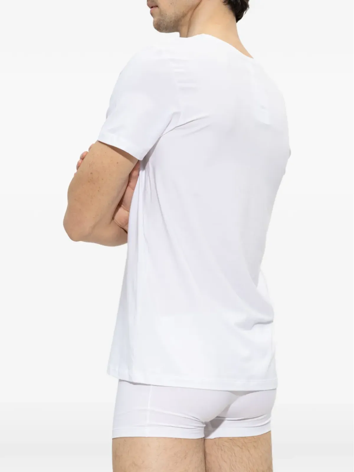 Hanro VネックTシャツ - 画像3