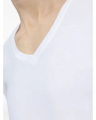 Hanro VネックTシャツ - サムネイル4