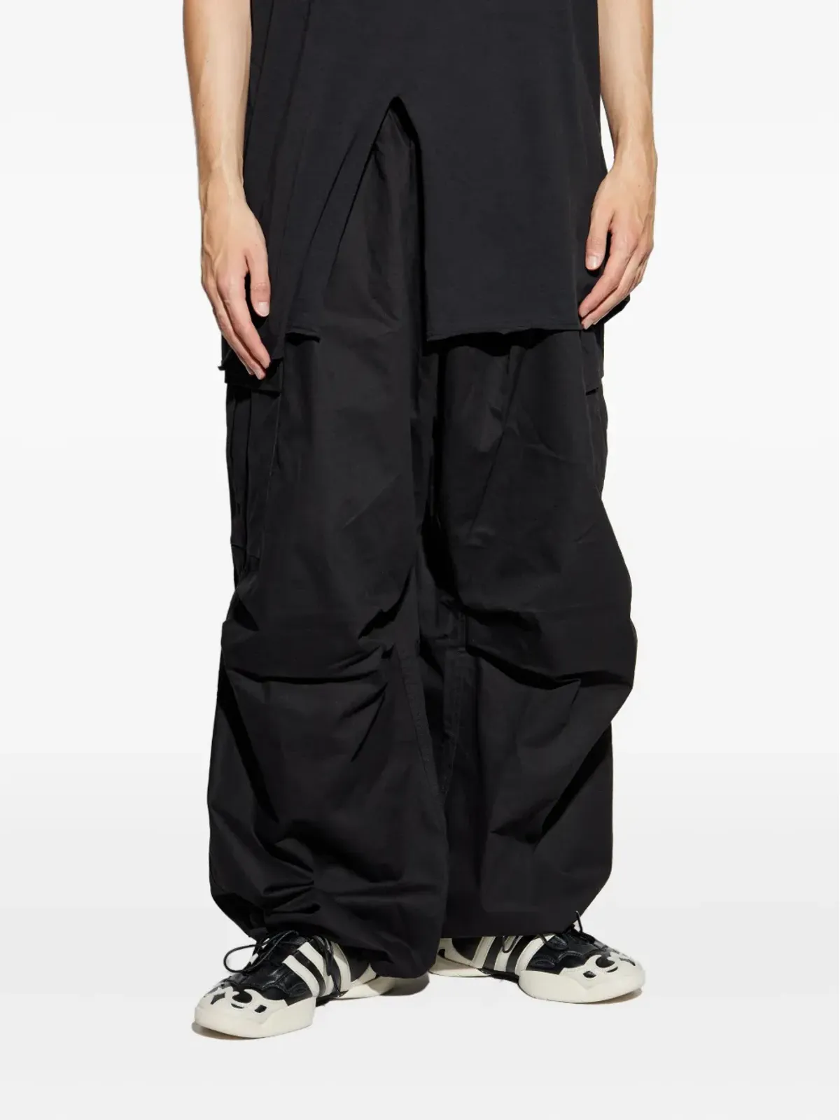 Y-3 ドローストリングカーゴポケットパンツ - ブラック - 画像3