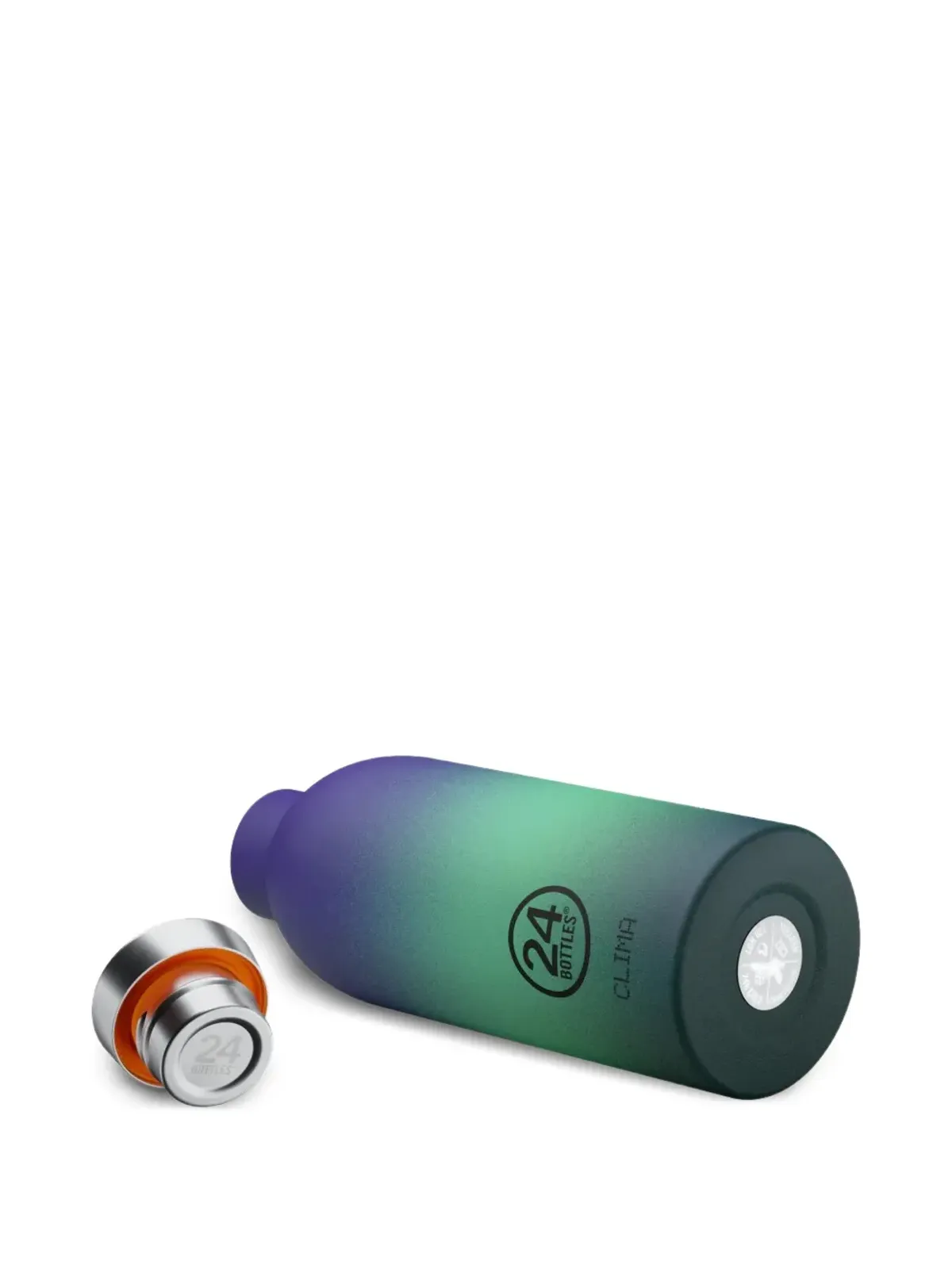 24bottles Borealis ombre stainless-steel bottle (500ml) - Blue - 画像2