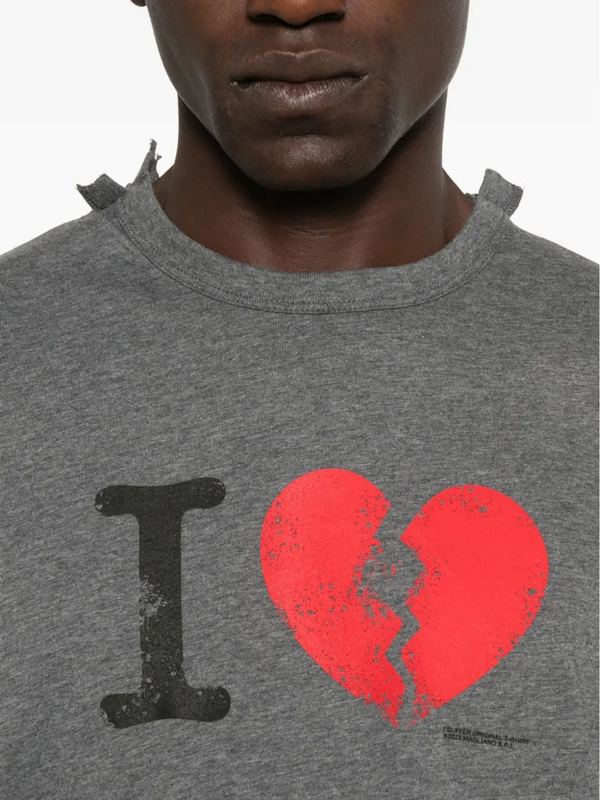 Magliano ブロークンハート グラフィック Tシャツ - 画像4