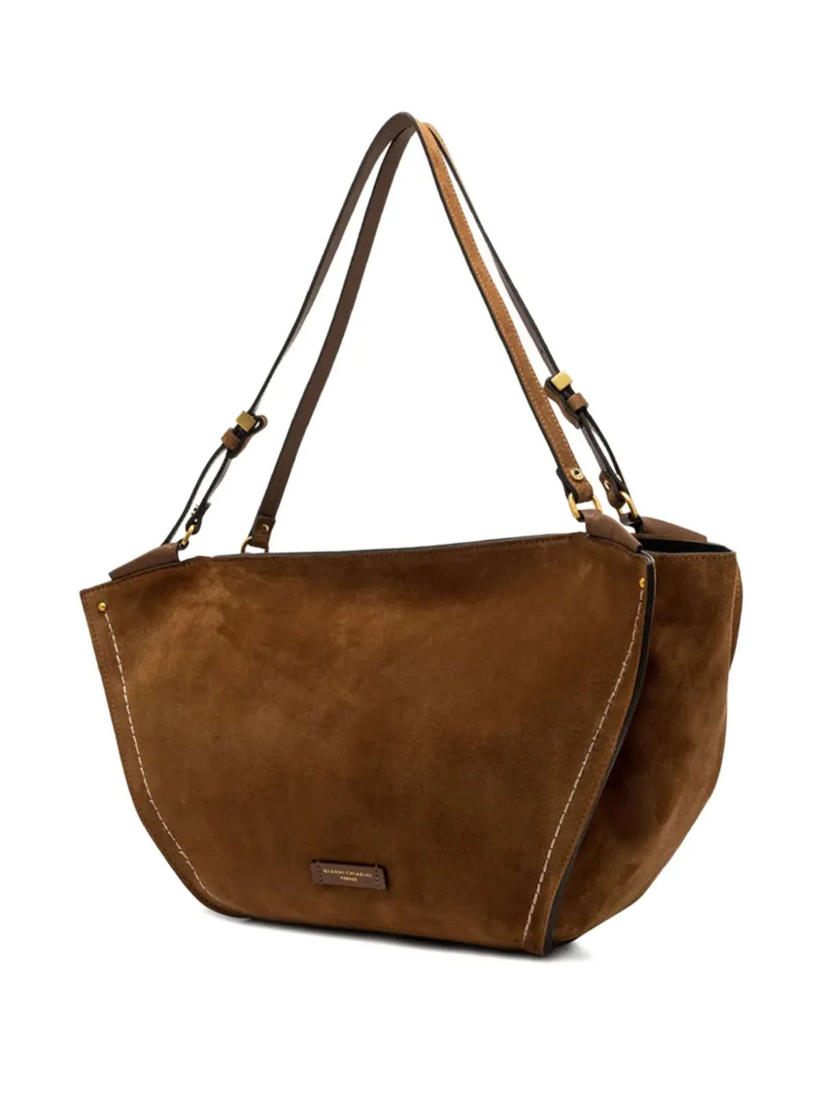 GIANNI CHIARINI Bloom スエード トートバッグ - 画像2