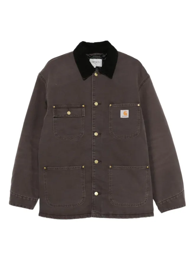 Carhartt WIP Carhartt WIP OG Chore corduroy-collar coat - Brownの商品画像