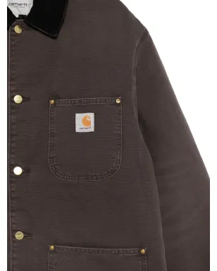 Carhartt WIP OG Chore corduroy-collar coat - Brown - サムネイル3