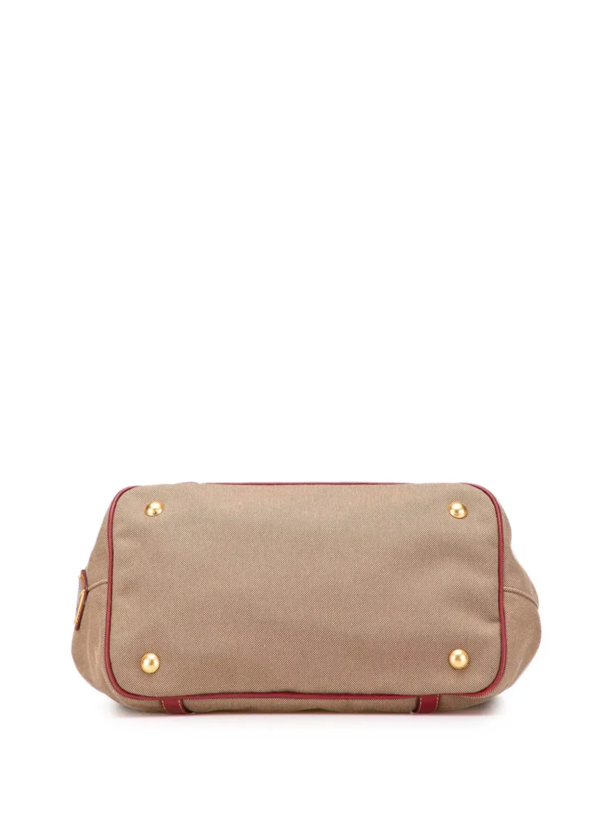 Prada Pre-Owned キャンバス Canapa ロゴ ボウ サッチェル - 画像4