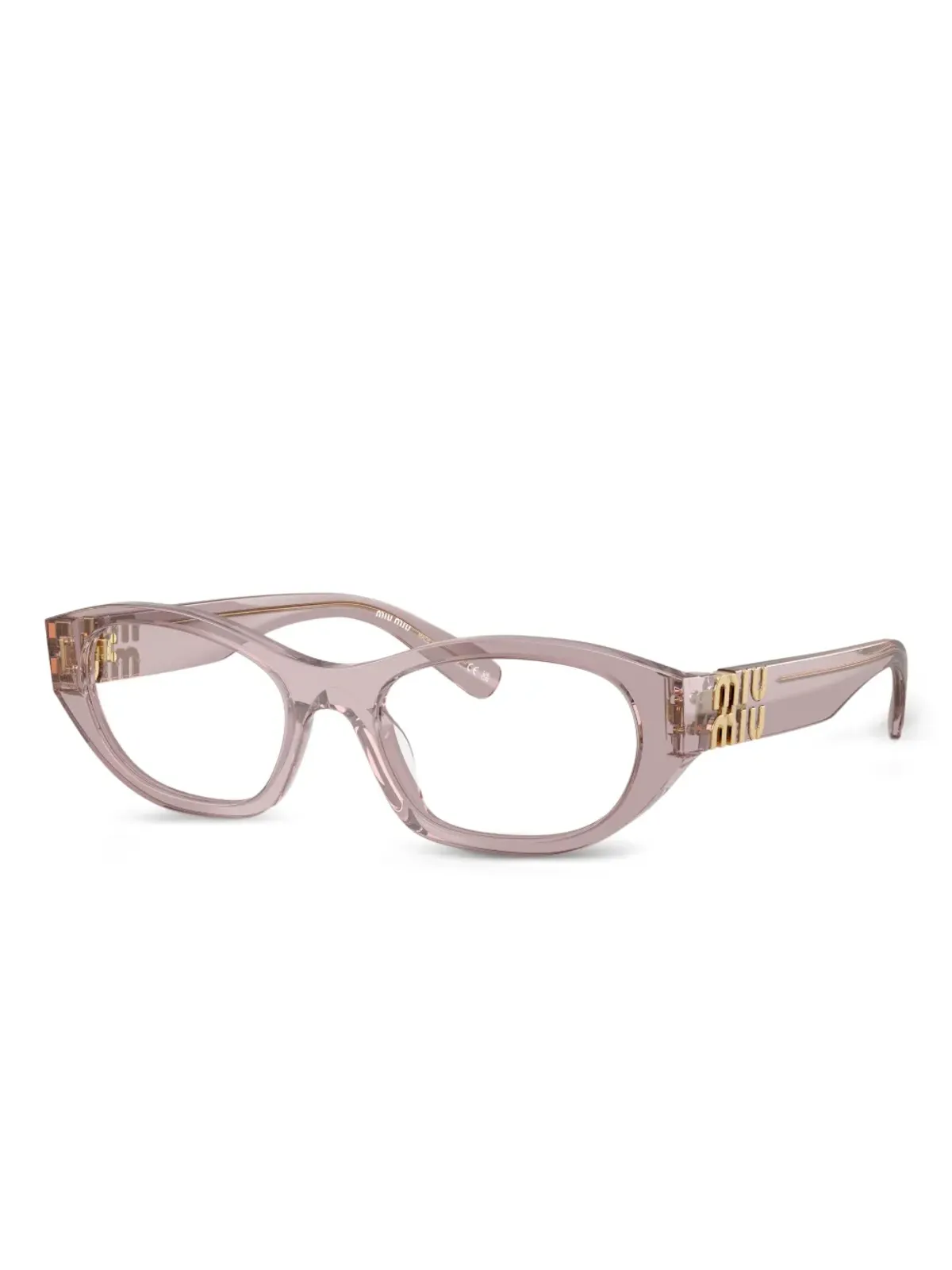 Miu Miu Eyewear ロゴメガネ - 画像2