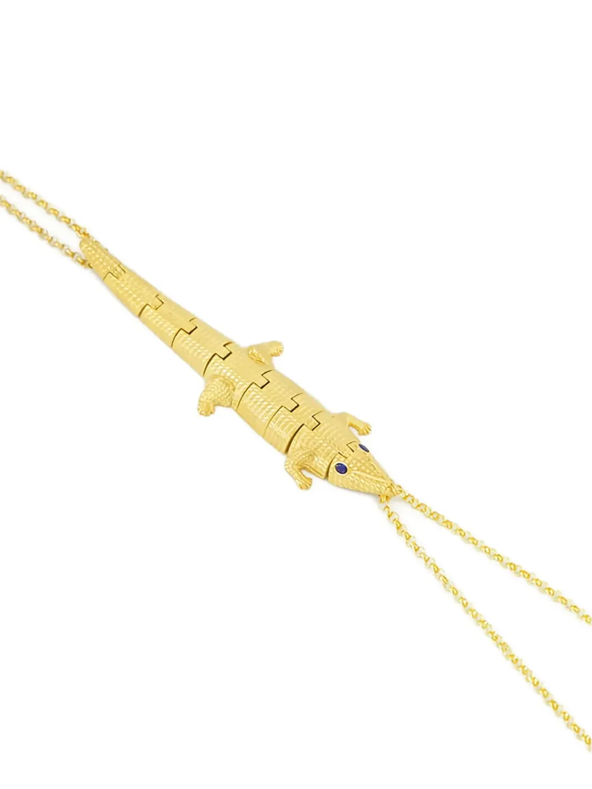 Begüm Khan クロコダイルチェーンブレスレット - Gold - 画像2