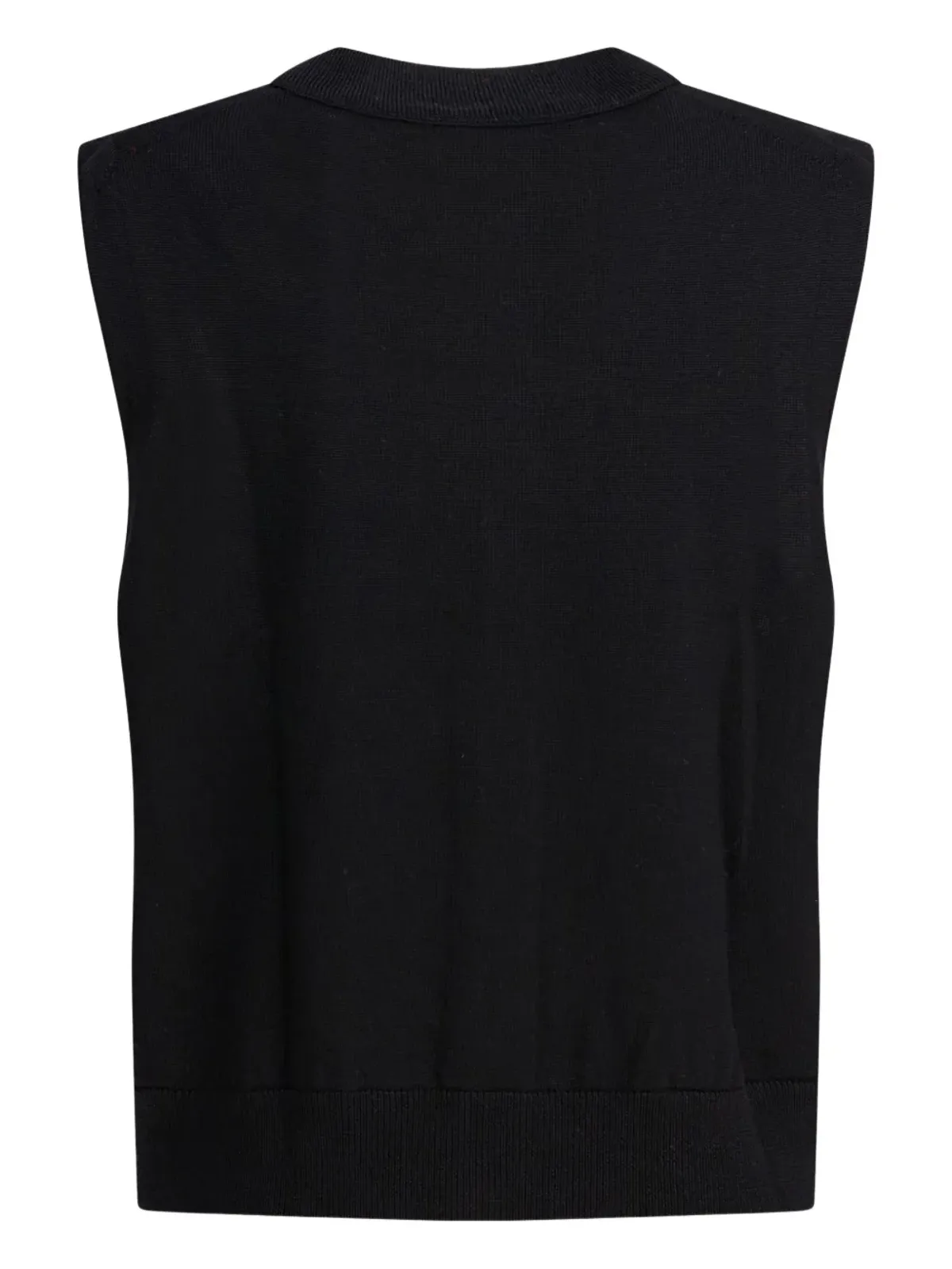 Soeur Chiara button-up vest - Black - 画像2