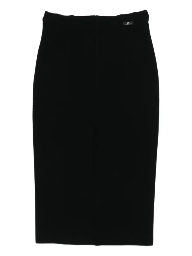 Elisabetta Franchi Elisabetta Franchi バックディテール ミディ ペンシルスカートの商品画像