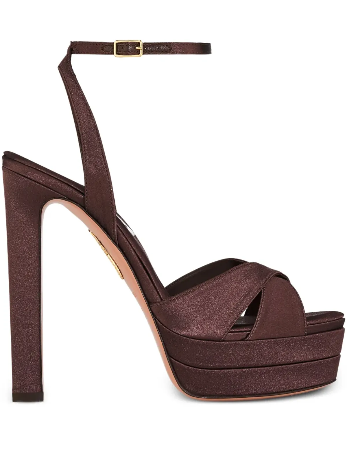 Aquazzura Divine Plateau sandals - Brown - 画像1