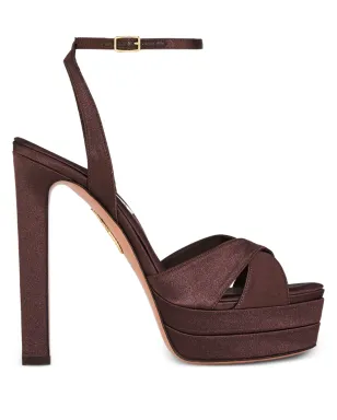 Aquazzura Divine Plateau sandals - Brown - サムネイル1