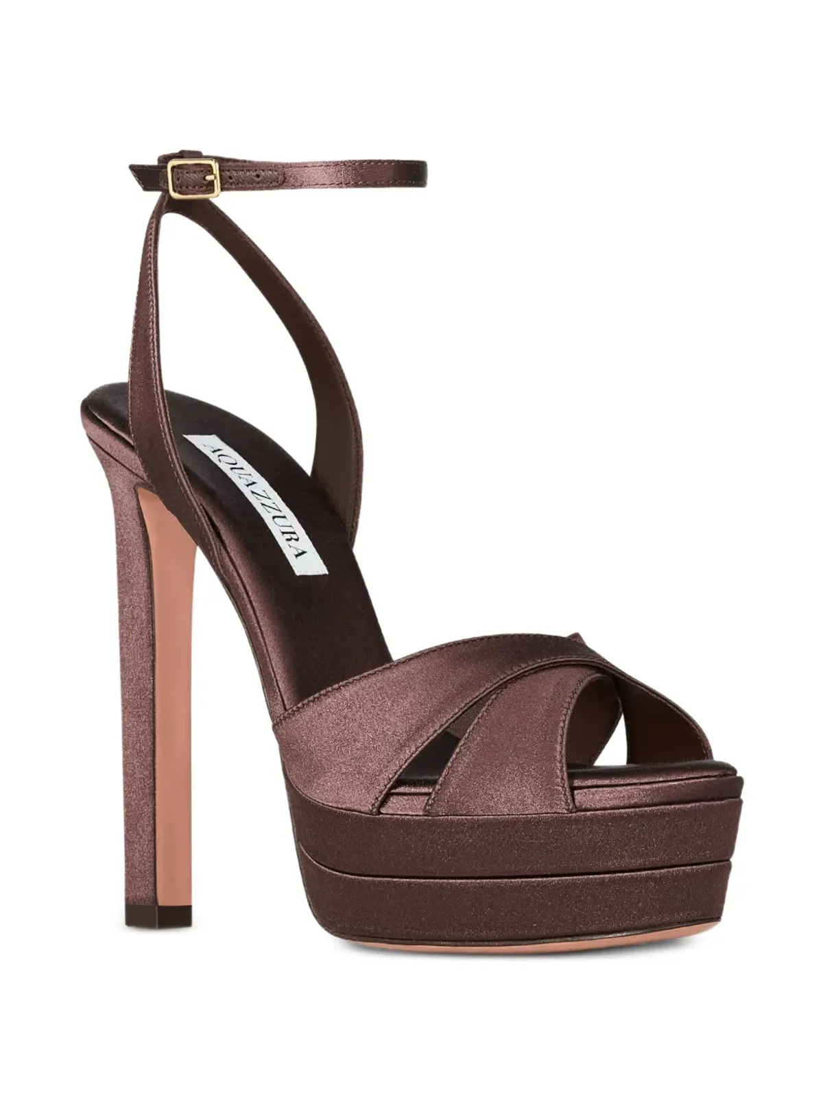 Aquazzura Divine Plateau sandals - Brown - 画像2