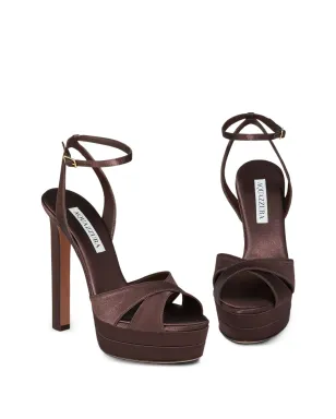 Aquazzura Divine Plateau sandals - Brown - サムネイル3