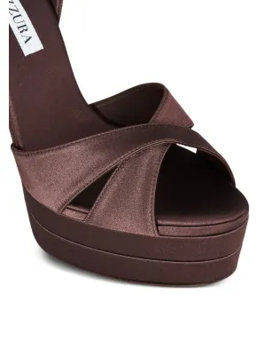 Aquazzura Divine Plateau sandals - Brown - サムネイル4