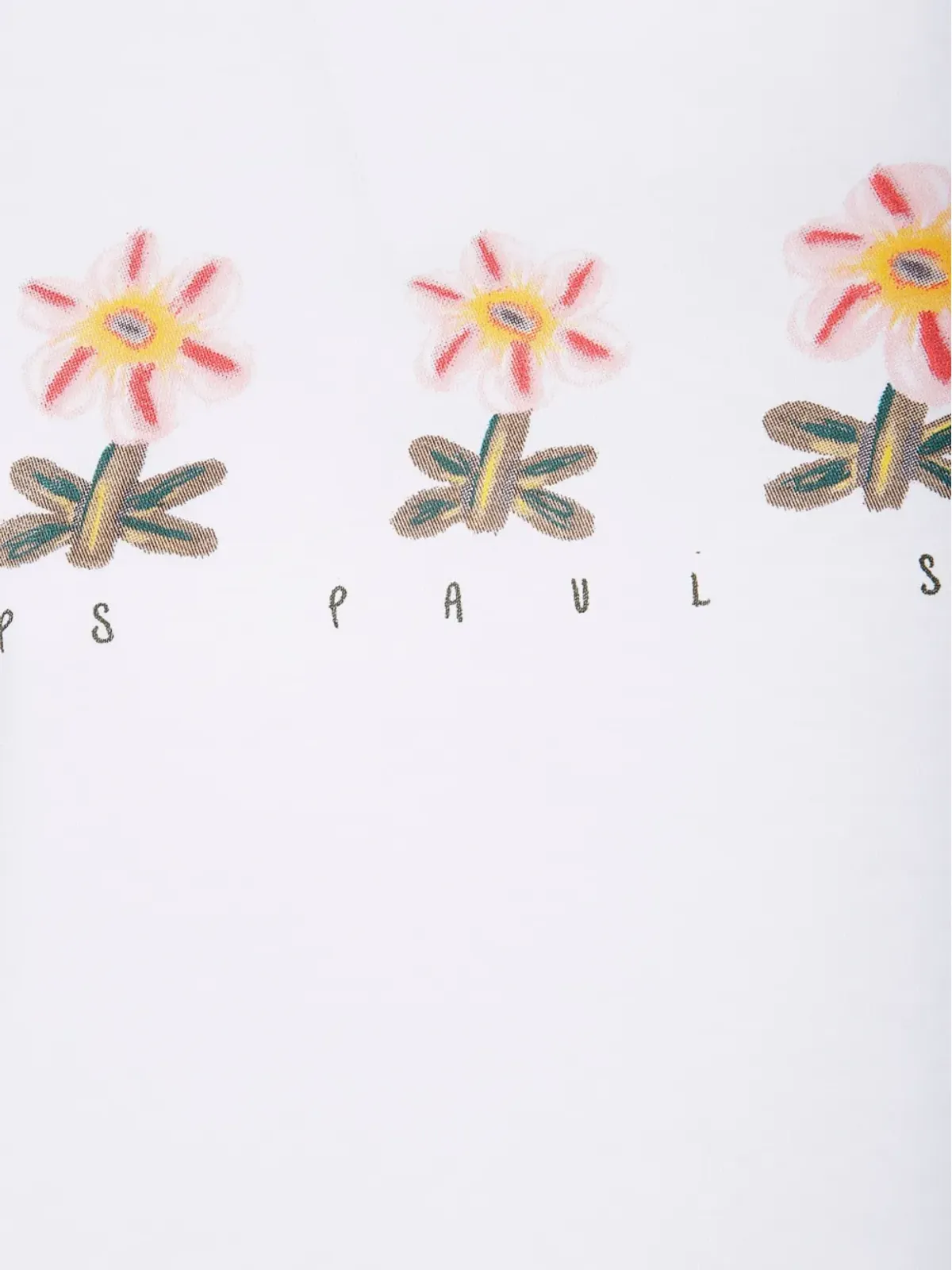 PS Paul Smith 花柄プリント コットン Tシャツ - 画像3