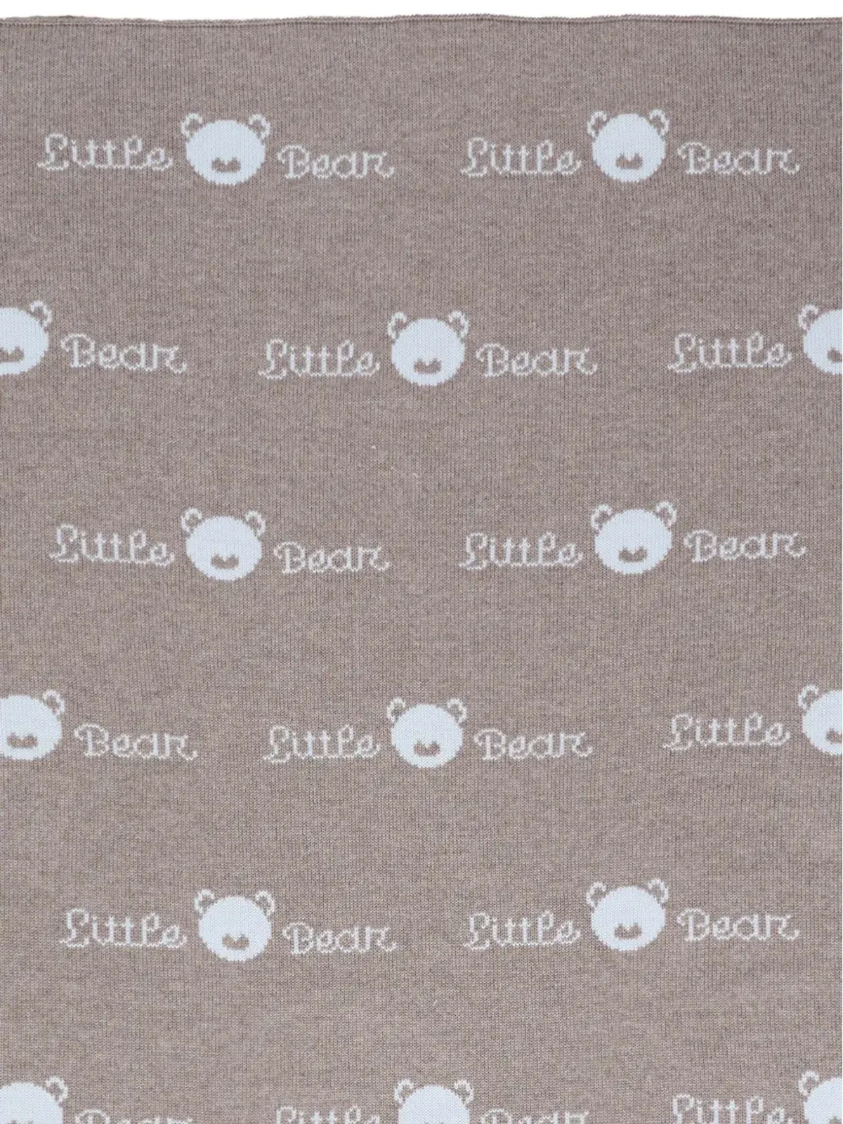 Little Bear ベアフェイスニットブランケット - 画像3